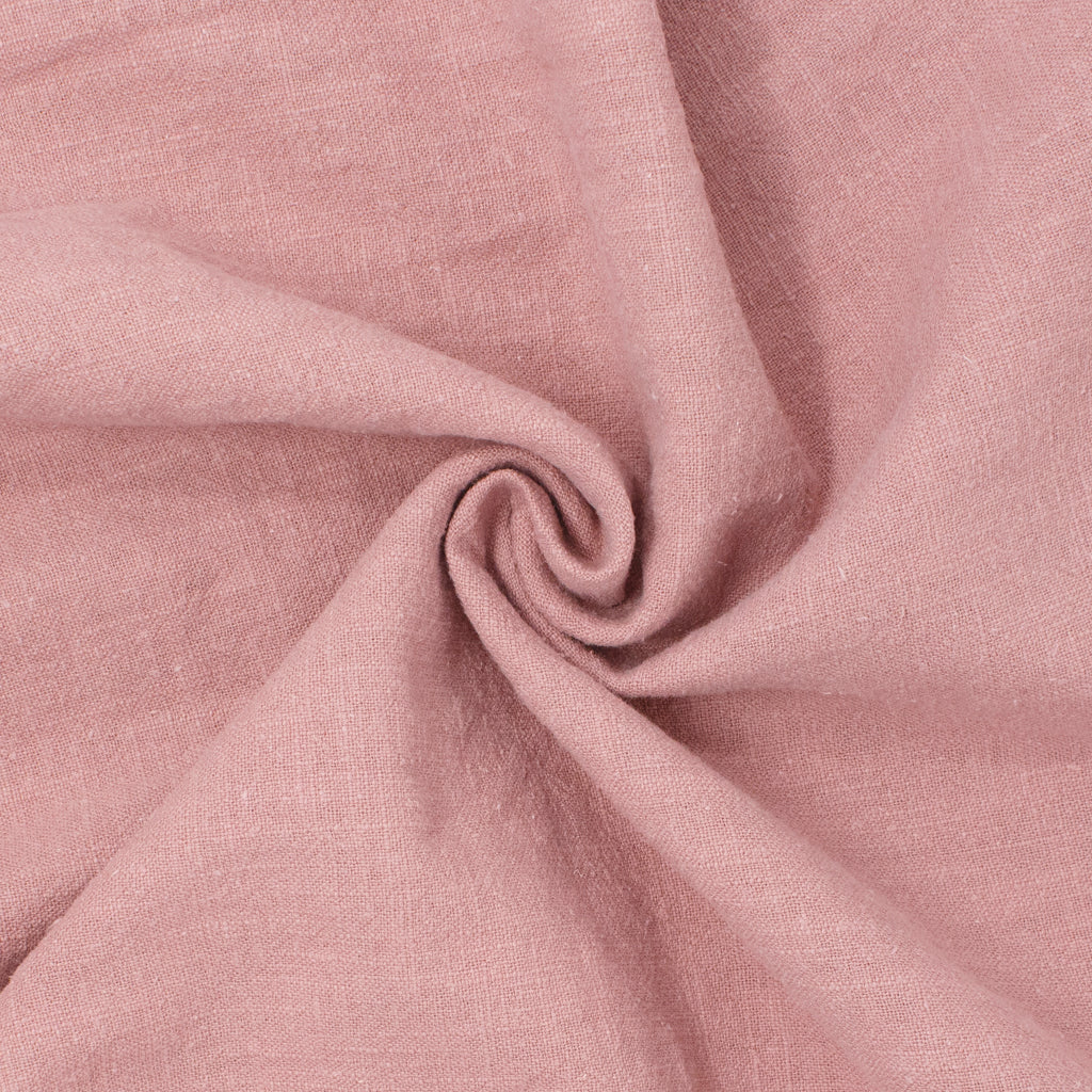 Cascade Stonewashed Ramie Slub Strawberry Ice Cream ½ yd