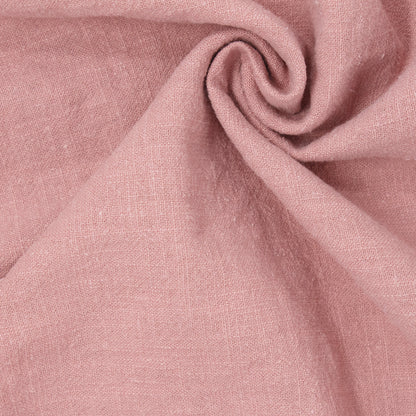 Cascade Stonewashed Ramie Slub Strawberry Ice Cream ½ yd