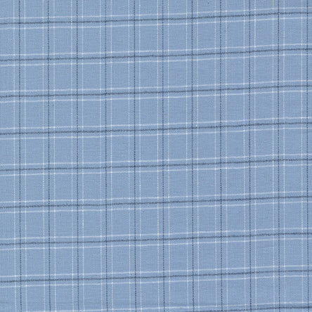 Isabella Wovens Yarn Dyed Cotton Sky Blue ½ yd-Fabric-Spool of Thread