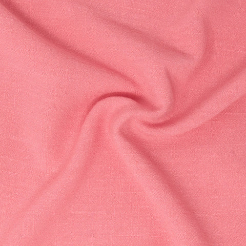 Solid Salmon Orange Stretch Poplin Fabric by Robert Kaufman - modeS4u