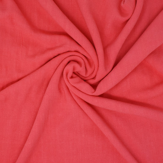 Joni Rayon Linen Noil Poppy Red ½ yd-Fabric-Spool of Thread
