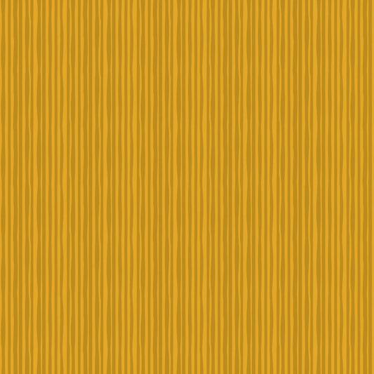 Joyful June Stripe Ochre ½ yd-Fabric-Spool of Thread