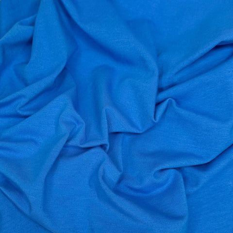 Juno Cotton Tencel Modal Knit Azure ½ yd-Fabric-Spool of Thread
