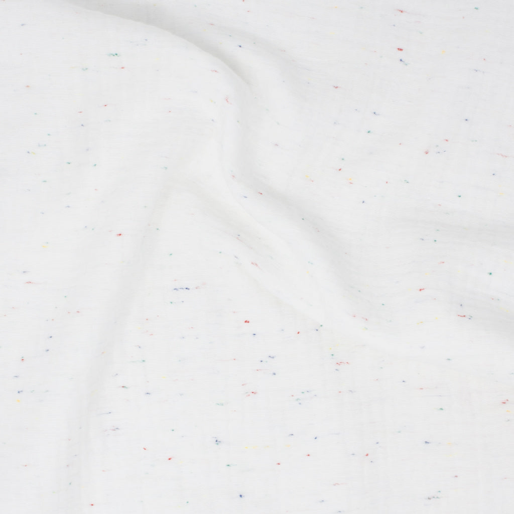 Kamano Cotton Double Gauze Funfetti Cream ½ yd-Fabric-Spool of Thread