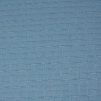 Kaslo Windowpane Cotton Rayon Jacquard Morning Sky ½ yd