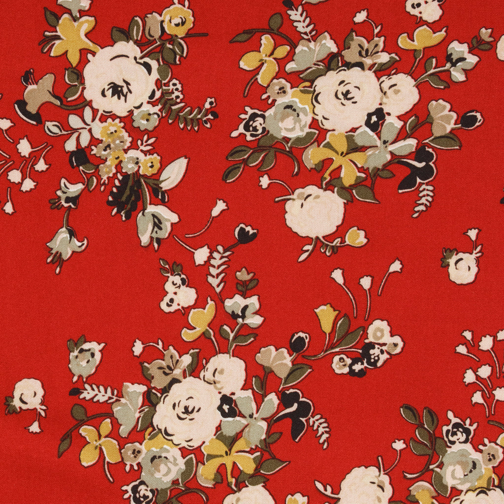 Kimberley Viscose Bouquet Rosebud ½ yd-Fabric-Spool of Thread