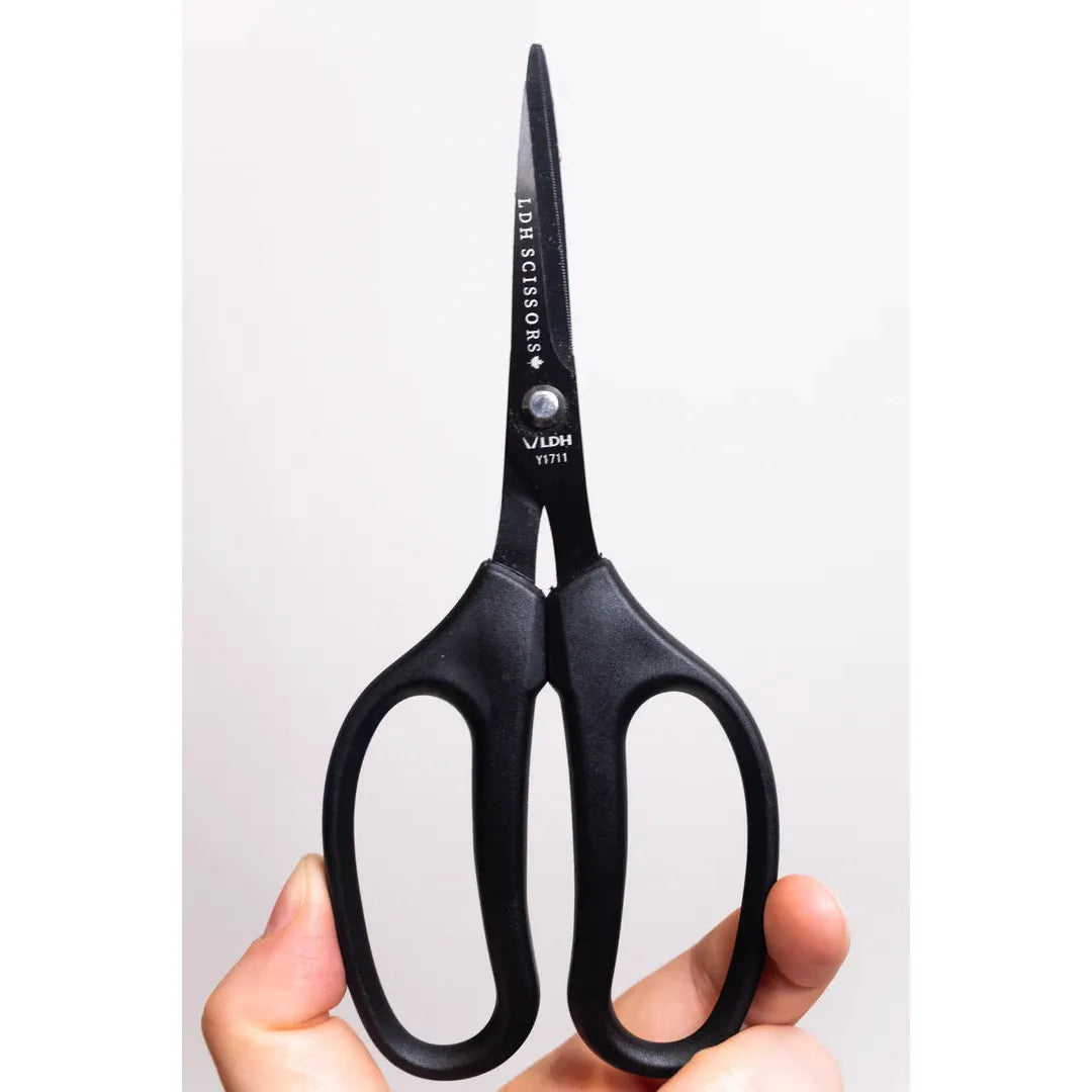 LDH 6.5" Midnight Edition Soft-handled Craft Scissors-Notion-Spool of Thread