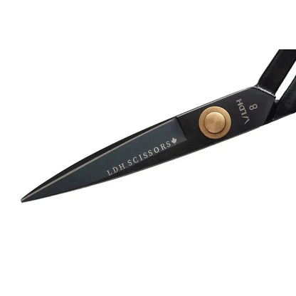 LDH 8" Midnight Edition Fabric Shears, Rubber Handle-Notion-Spool of Thread