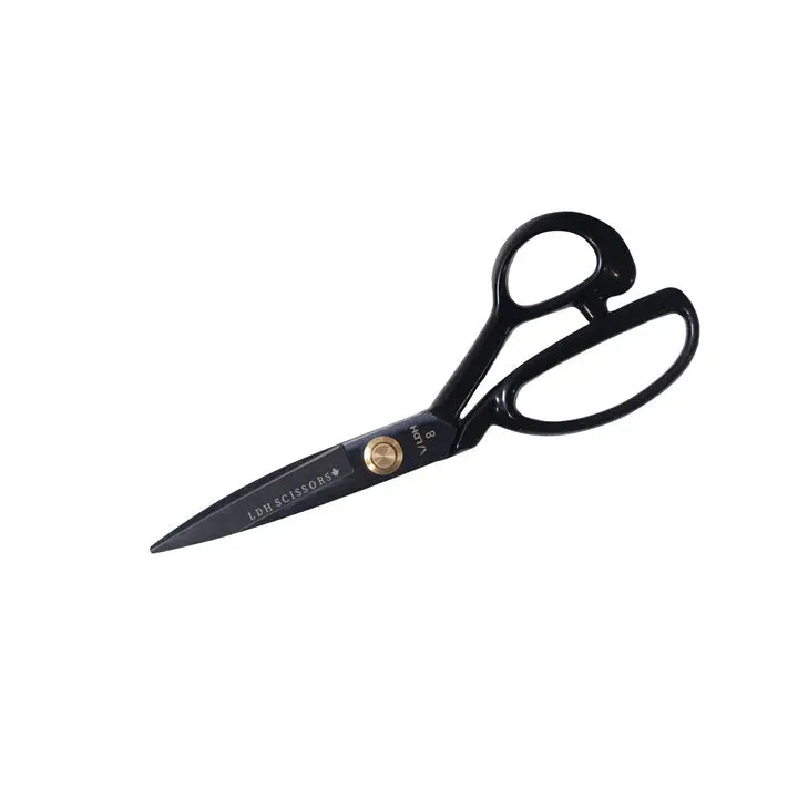 LDH 8" Midnight Edition Fabric Shears, Rubber Handle-Notion-Spool of Thread