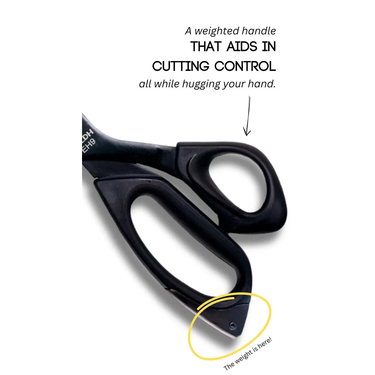 LDH 9" Midnight Edition Ergonomic Scissors-Notion-Spool of Thread