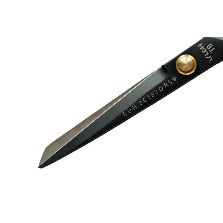 LDH 9.5" Matte Black Fabric Shears-Notion-Spool of Thread