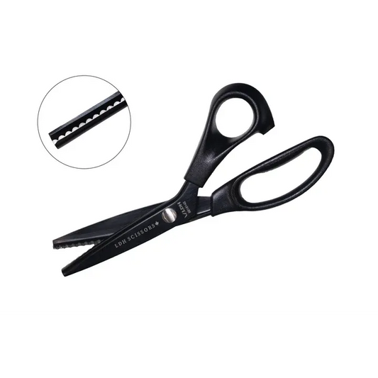 LDH Midnight Edition Lightweight Scalloped Pinking Shears-Notion-Spool of Thread