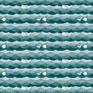 La Mer Narwhals Multi ½ yd-Fabric-Spool of Thread