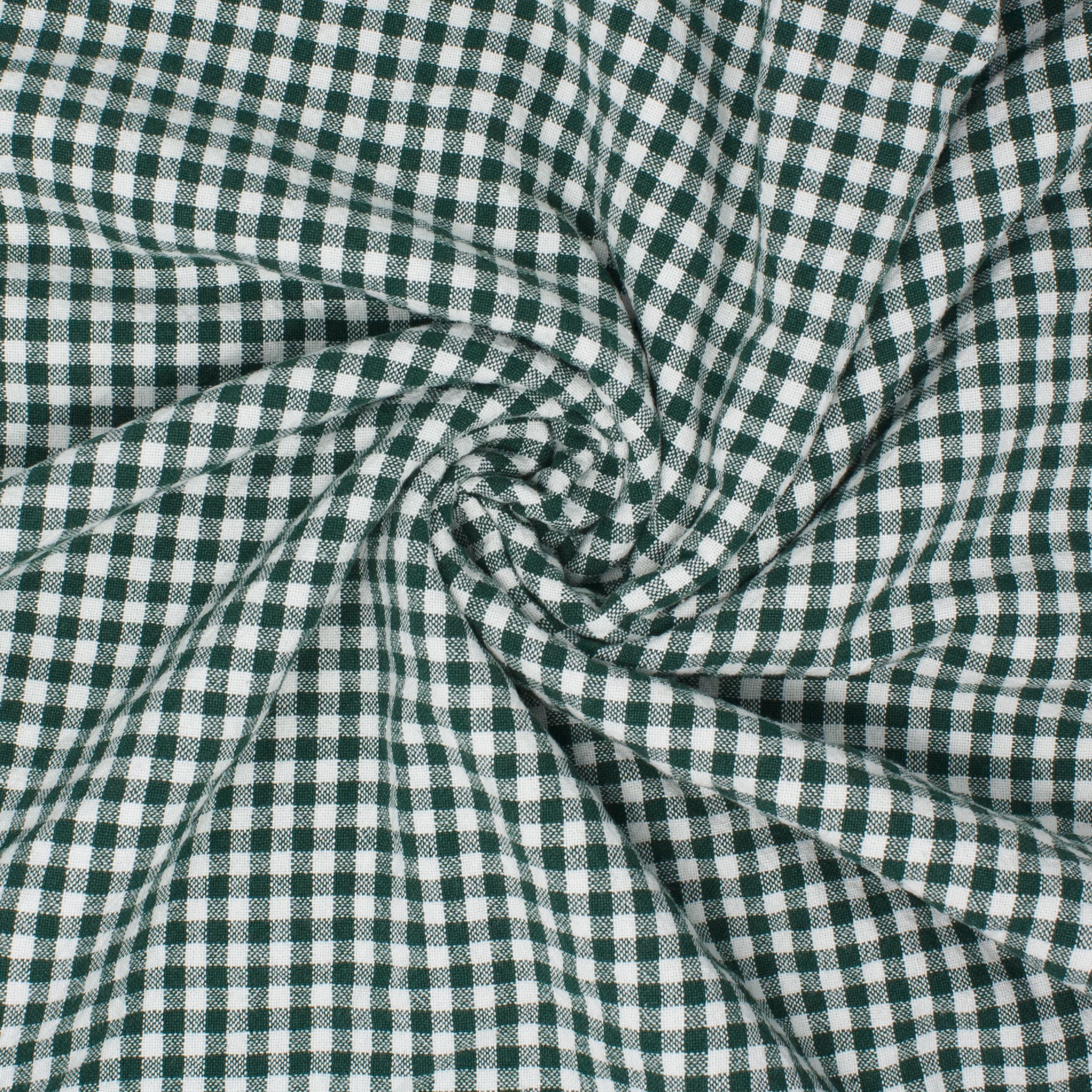 Lady Franklin Organic Cotton Gingham Evergreen ½ yd-Fabric-Spool of Thread