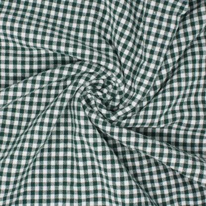 Lady Franklin Organic Cotton Gingham Evergreen ½ yd-Fabric-Spool of Thread