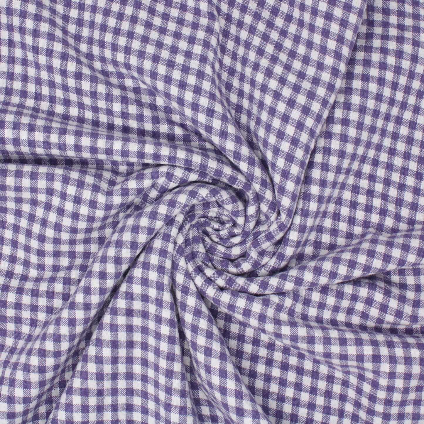 Lady Franklin Organic Cotton Gingham Grape ½ yd-Fabric-Spool of Thread