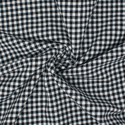 Lady Franklin Organic Cotton Gingham Ink ½ yd-Fabric-Spool of Thread