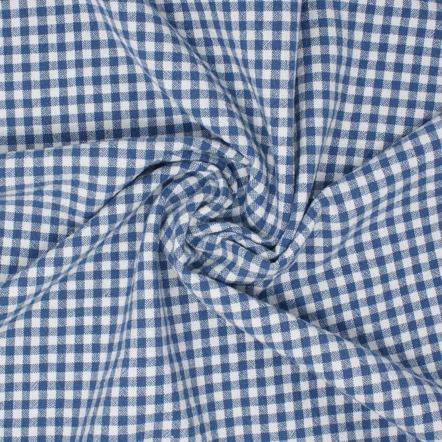 Lady Franklin Organic Cotton Gingham Marine ½ yd-Fabric-Spool of Thread
