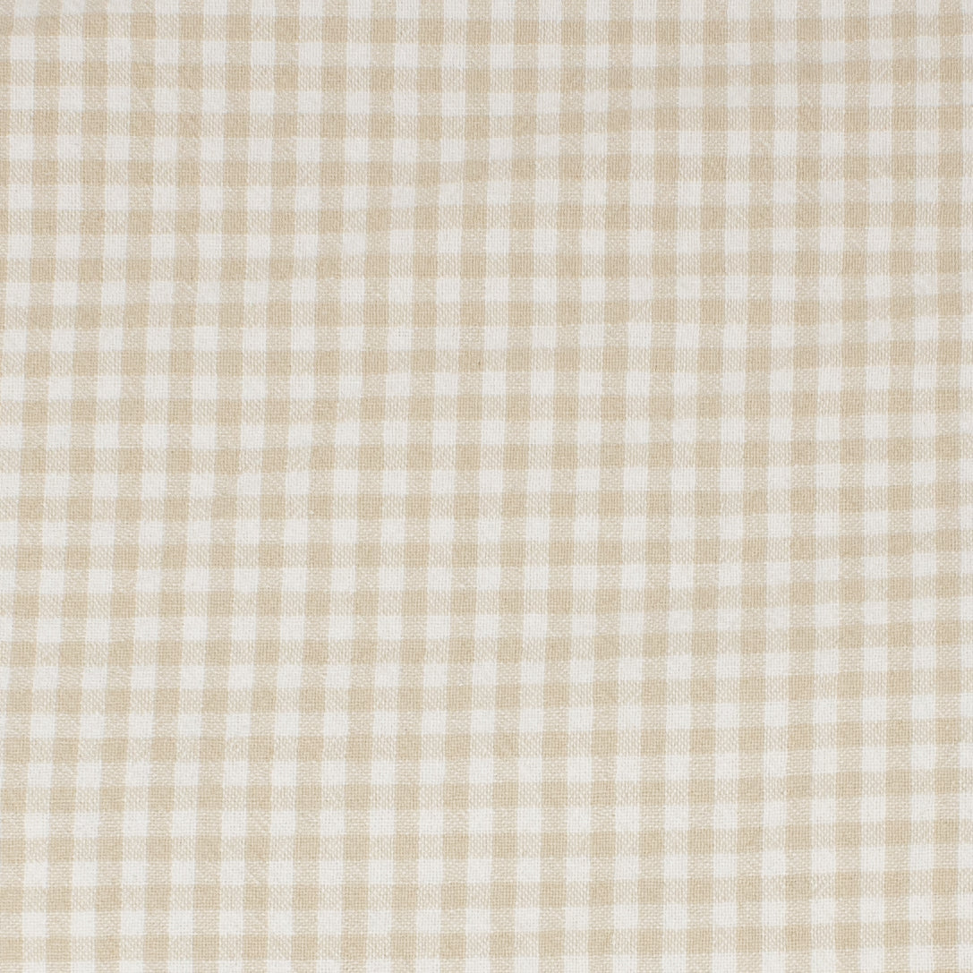 Lady Franklin Organic Cotton Gingham Straw Bale ½ yd-Fabric-Spool of Thread