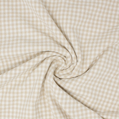 Lady Franklin Organic Cotton Gingham Straw Bale ½ yd-Fabric-Spool of Thread