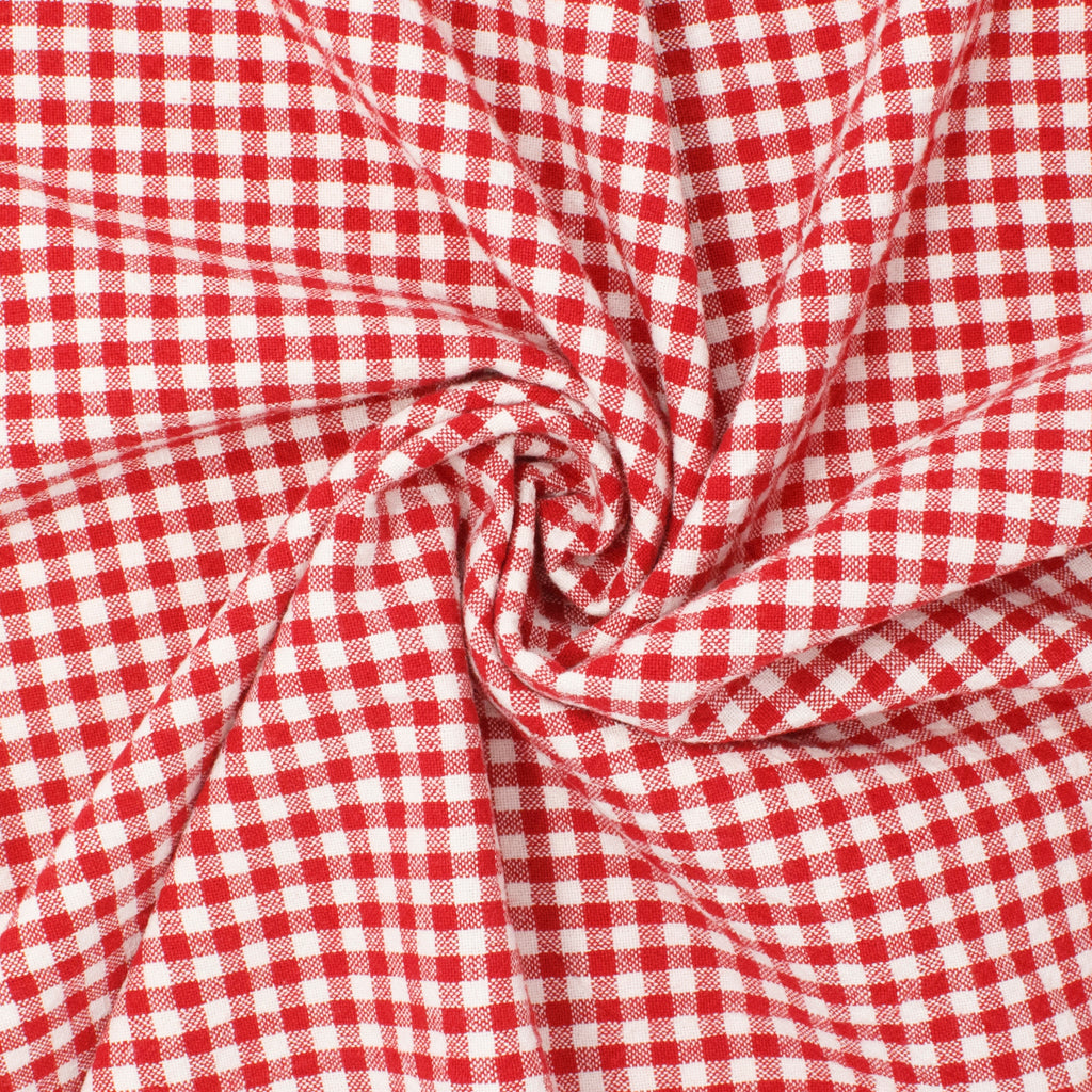 Lady Franklin Organic Cotton Gingham Strawberry Granita ½ yd-Fabric-Spool of Thread