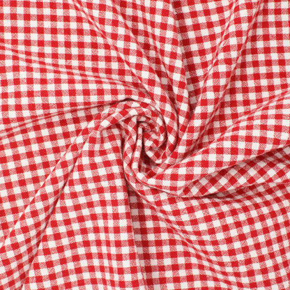 Lady Franklin Organic Cotton Gingham Strawberry Granita ½ yd-Fabric-Spool of Thread