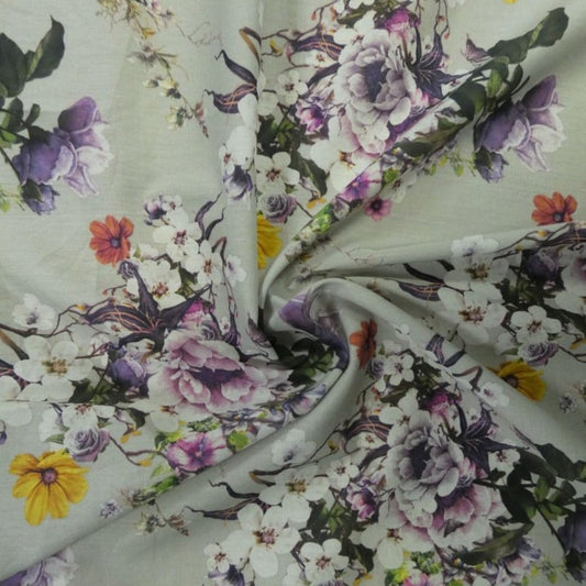 Lady McElroy Superfine Cotton Lawn Bridal Beauty ½ yd-Fabric-Spool of Thread