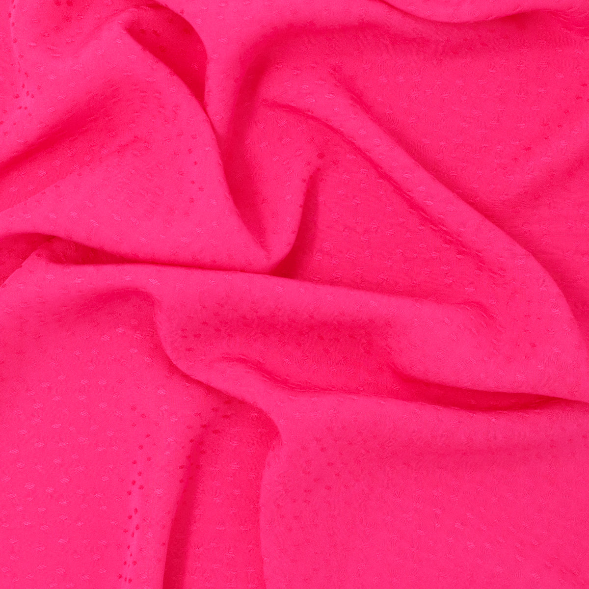 Ladysmith Dobby Dot Rayon Flamingo ½ yd-Fabric-Spool of Thread