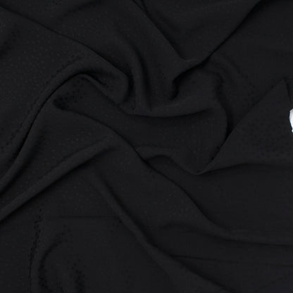 Ladysmith Dobby Dot Rayon Ink Black ½ yd-Fabric-Spool of Thread