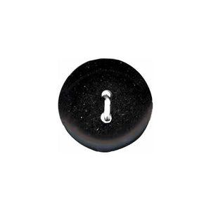 Lavish Button - 14mm (½"), 2 Hole, Dark Night Black - 4 count-Notion-Spool of Thread