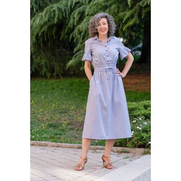 Liesl + Co. Tomigaya Shirt Dress Paper Pattern-Pattern-Spool of Thread