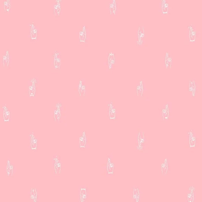 Lucky Charms Pink ½ yd-Fabric-Spool of Thread