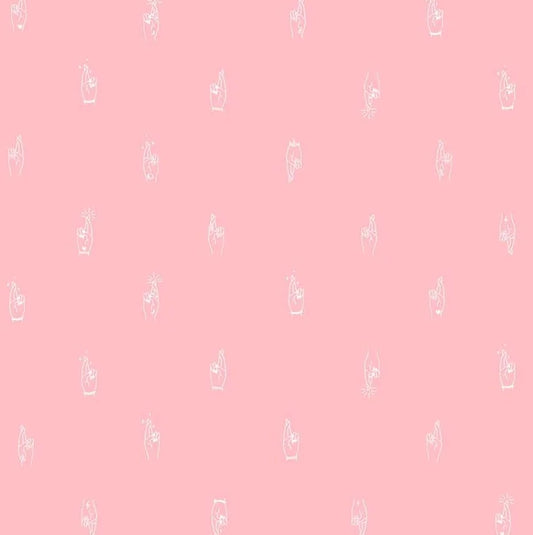 Lucky Charms Pink ½ yd-Fabric-Spool of Thread