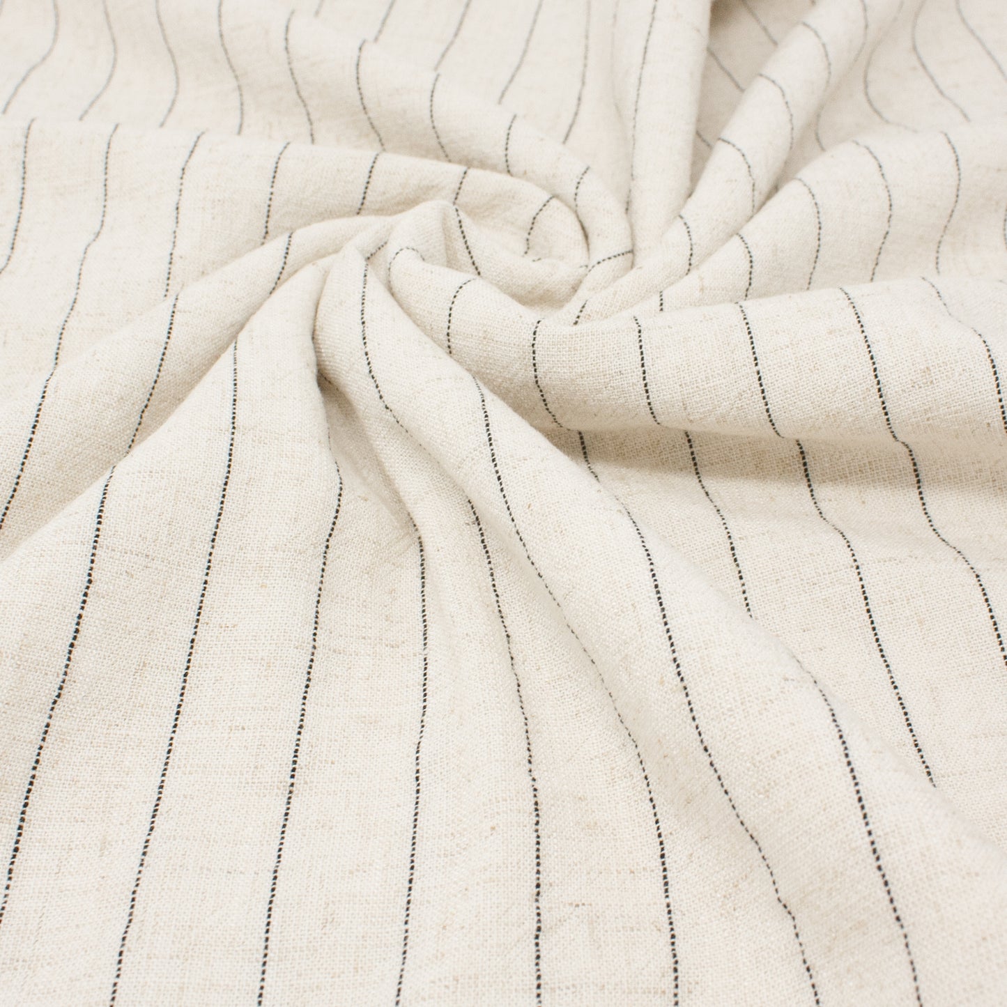 Lulu Rayon Linen Noil Stripe Wheat ½ yd-Fabric-Spool of Thread
