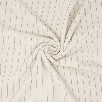 Lulu Rayon Linen Noil Stripe Wheat ½ yd-Fabric-Spool of Thread