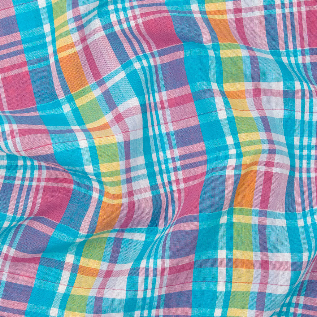 Mad for Madras, Woven Plaid in Candy Pink, Fabric Half-Yards - Picking  Daisies