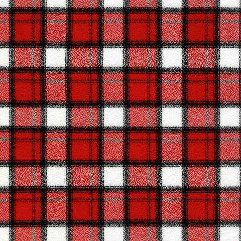 Fabric with a Plaid Design – Spool of Thread