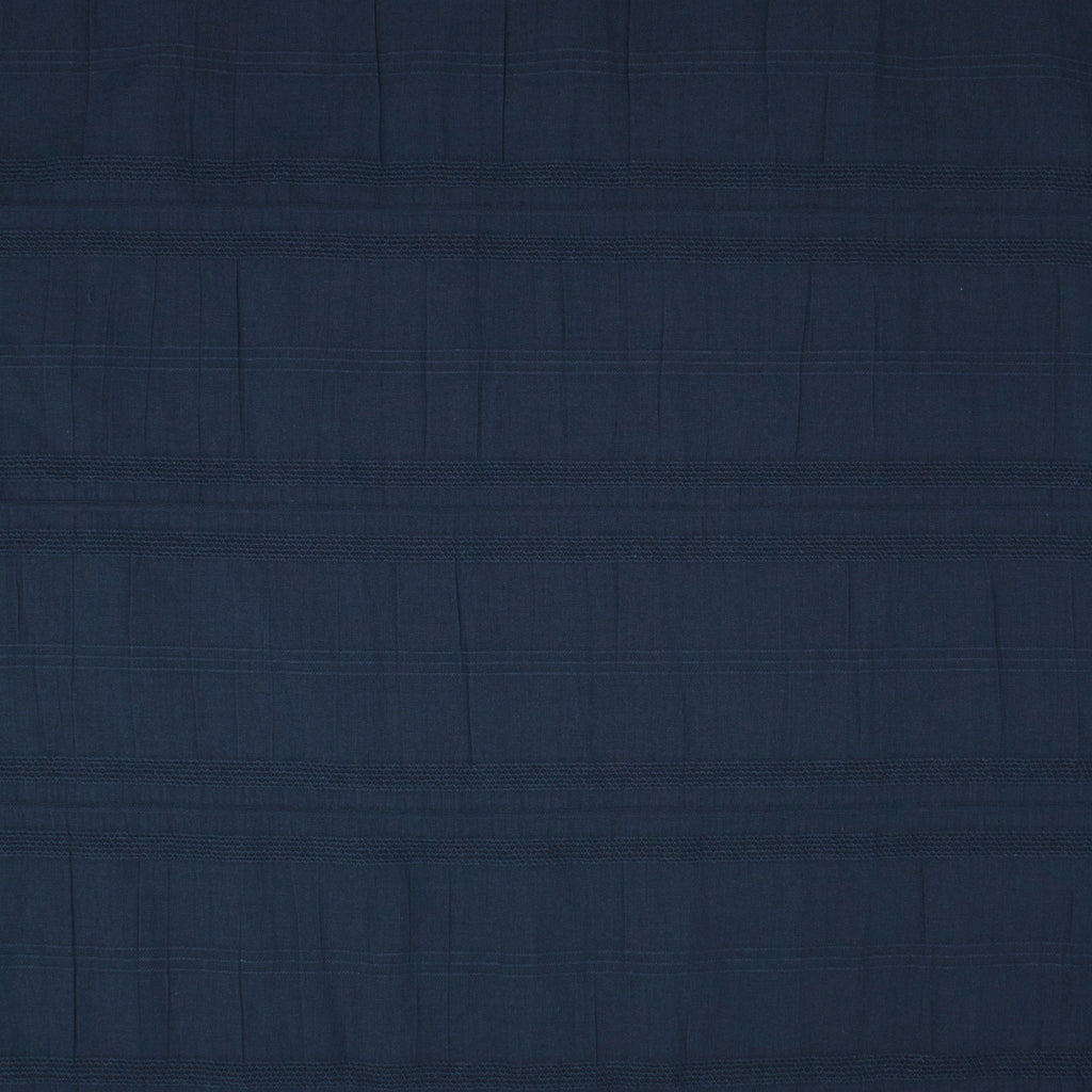 Maris Textured Cotton Deep Blue ½ yd-Fabric-Spool of Thread