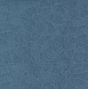 Meander Field Indigo ½ yd-Fabric-Spool of Thread