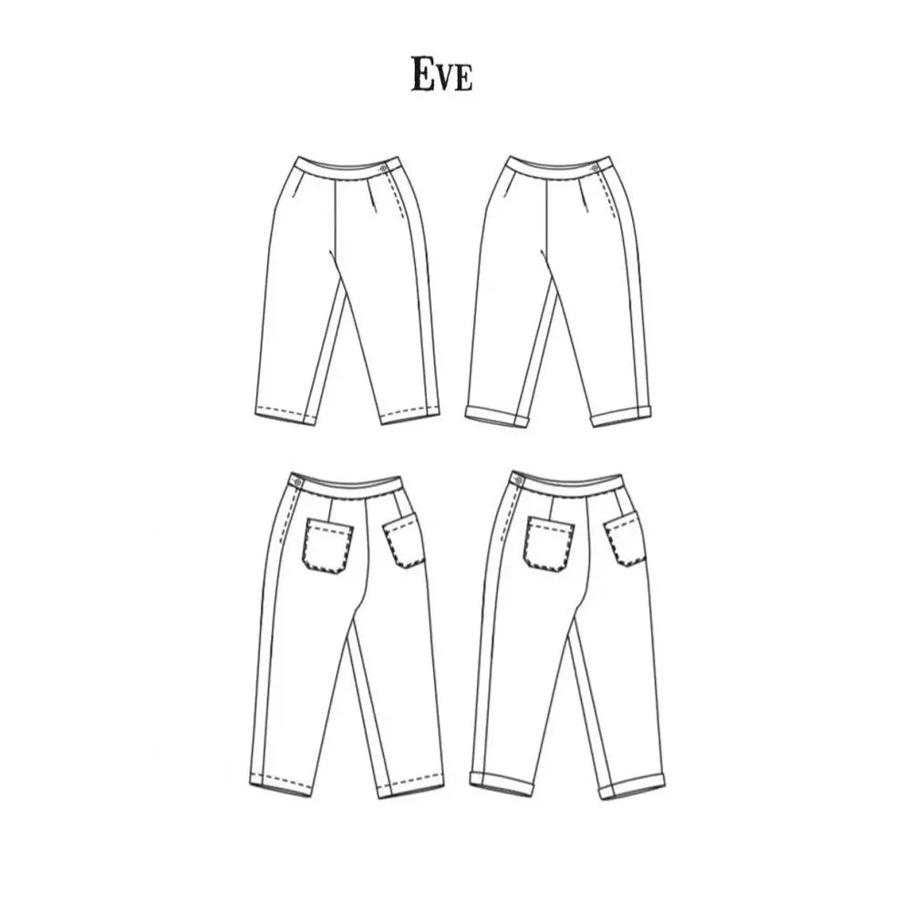Merchant & Mills Eve Trousers Sizes 18-28 Paper Pattern