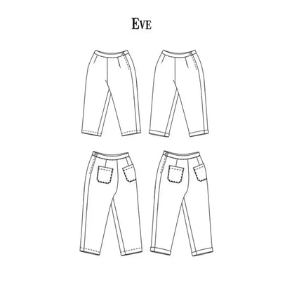 Merchant & Mills Eve Trousers Sizes 18-28 Paper Pattern