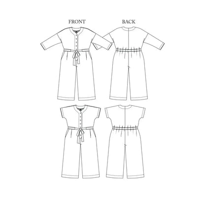 Merchant & Mills The Cassidy Jumpsuit Sizes 6-18 Paper Pattern-Pattern-Spool of Thread