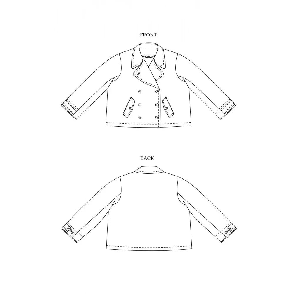 Merchant & Mills The Denham Jacket Sizes 18-28 Paper Pattern-Pattern-Spool of Thread