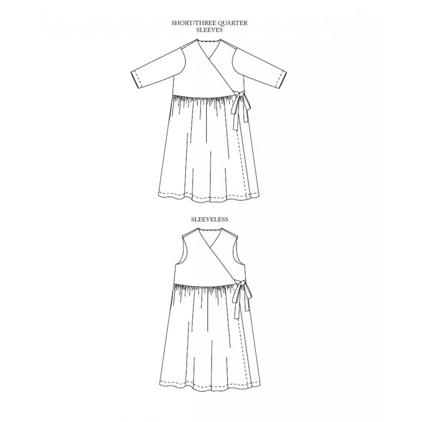 Merchant & Mills The Etta Wrap Dress Sizes 18-28 Paper Pattern