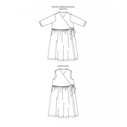 Merchant & Mills The Etta Wrap Dress Sizes 18-28 Paper Pattern