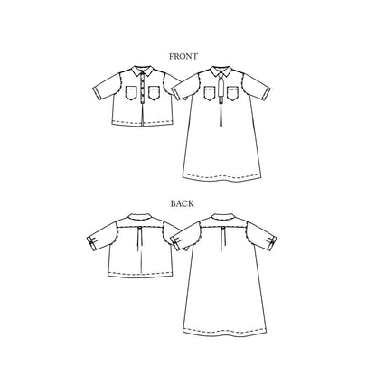 Merchant & Mills The Scout Dress or Top Sizes 18-28 Paper Pattern-Pattern-Spool of Thread