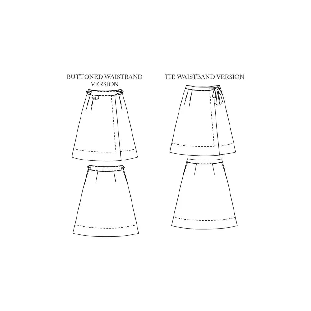 Merchant and Mills The Nevis Skirt Sizes 6-18 Paper Pattern-Pattern-Spool of Thread