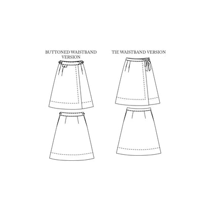 Merchant and Mills The Nevis Skirt Sizes 6-18 Paper Pattern-Pattern-Spool of Thread