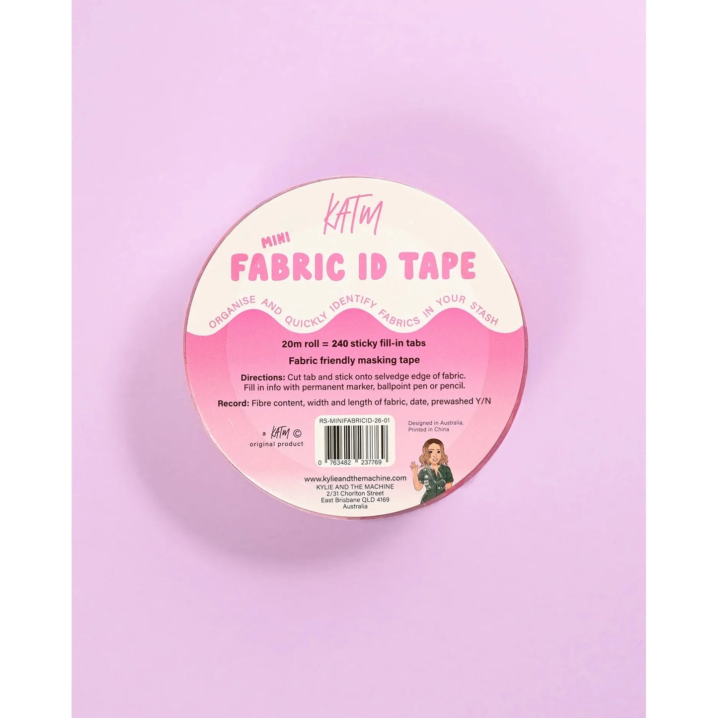 Mini Fabric ID Tape - 20m Roll-Notion-Spool of Thread