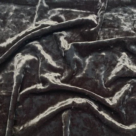 Montrose Polyester Panne Stretch Velvet Forest Path ½ yd-Fabric-Spool of Thread